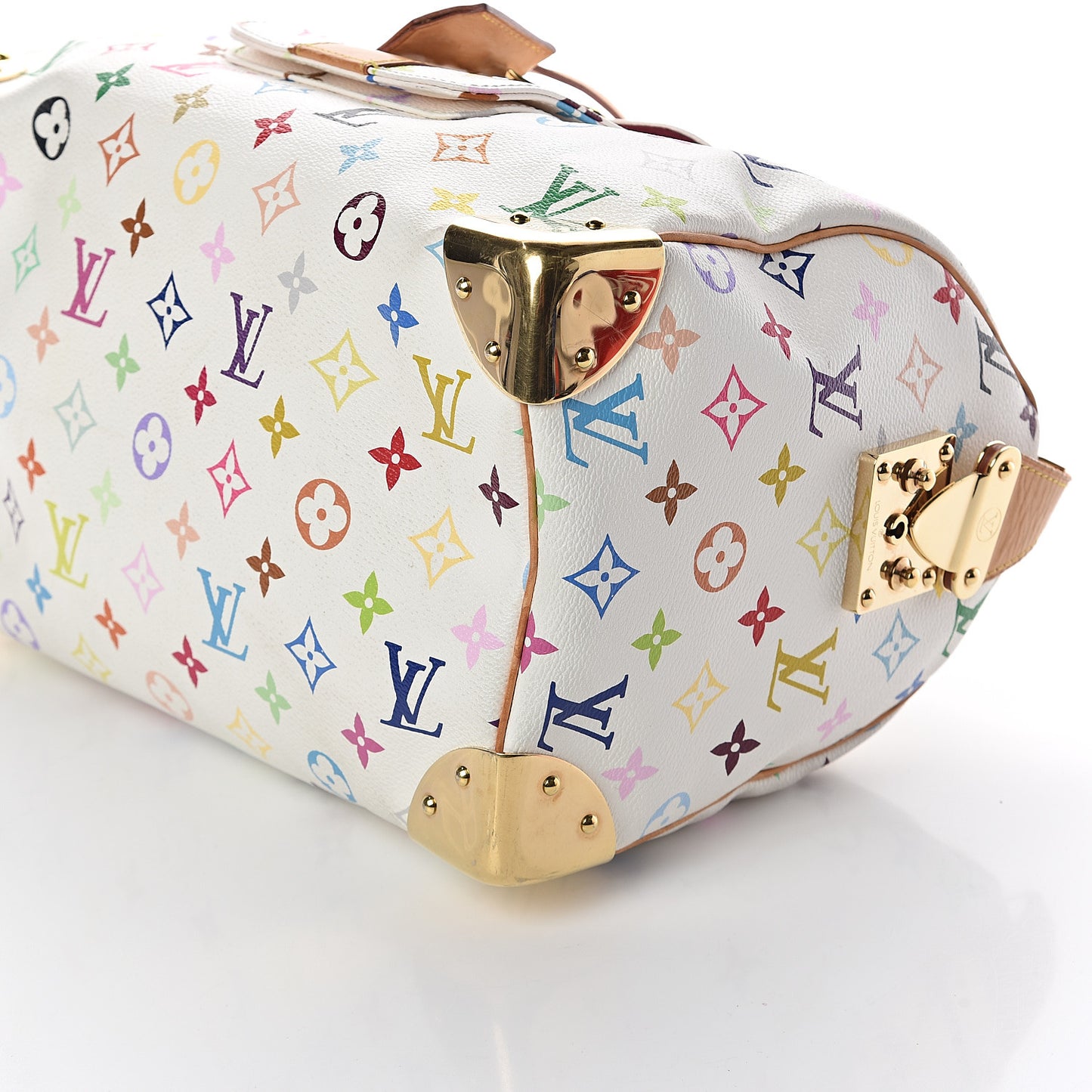 Monogram Multicolor Speedy 30 White