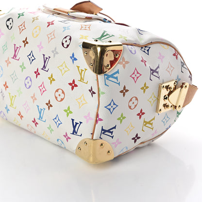 Louis Vuitton Monogram Multicolor Speedy 30 White 7 of 7