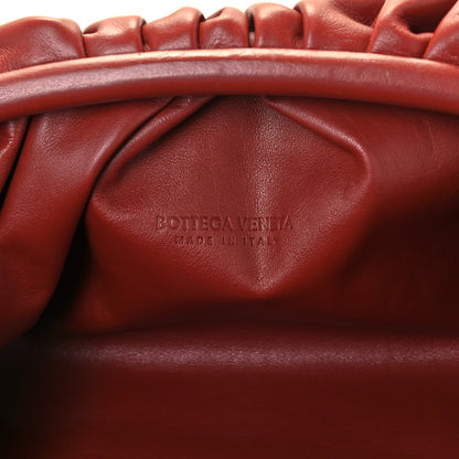 Bottega Veneta Smooth Butter Calf The Pouch Oversized Clutch Rust 6 of 11