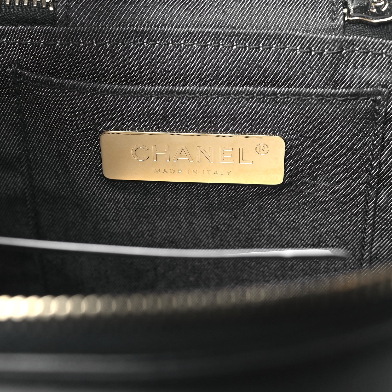 Chanel Lambskin Timeless Vanity Cosmetic Case Black 6 of 10