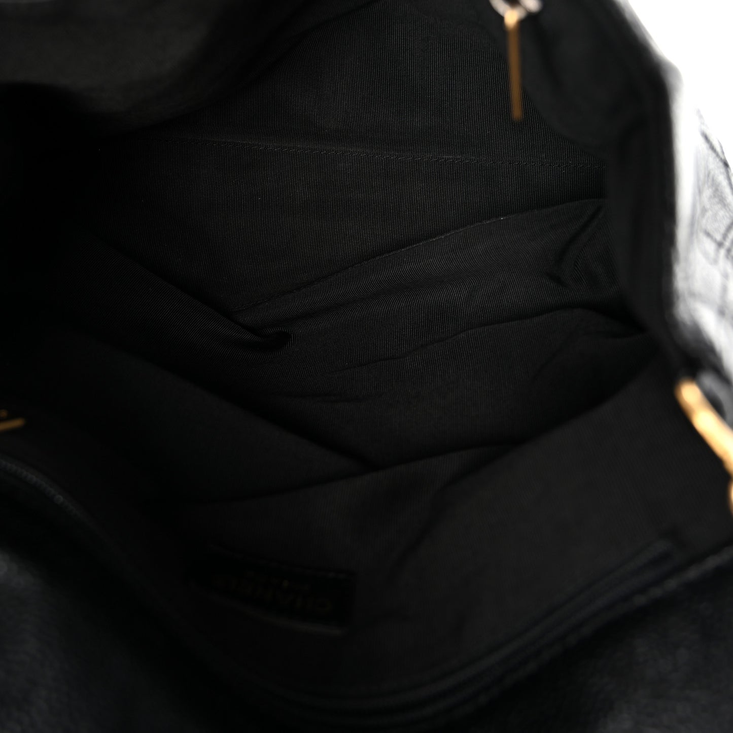 Caviar Diamond Quilted Flap Shoulder Bag Black