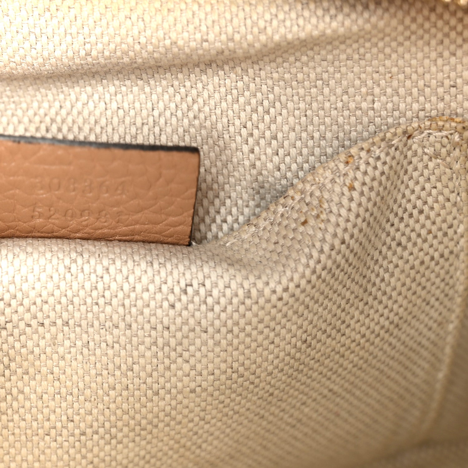 Gucci Pebbled Calfskin Small Soho Disco Bag Rose Beige 7 of 11