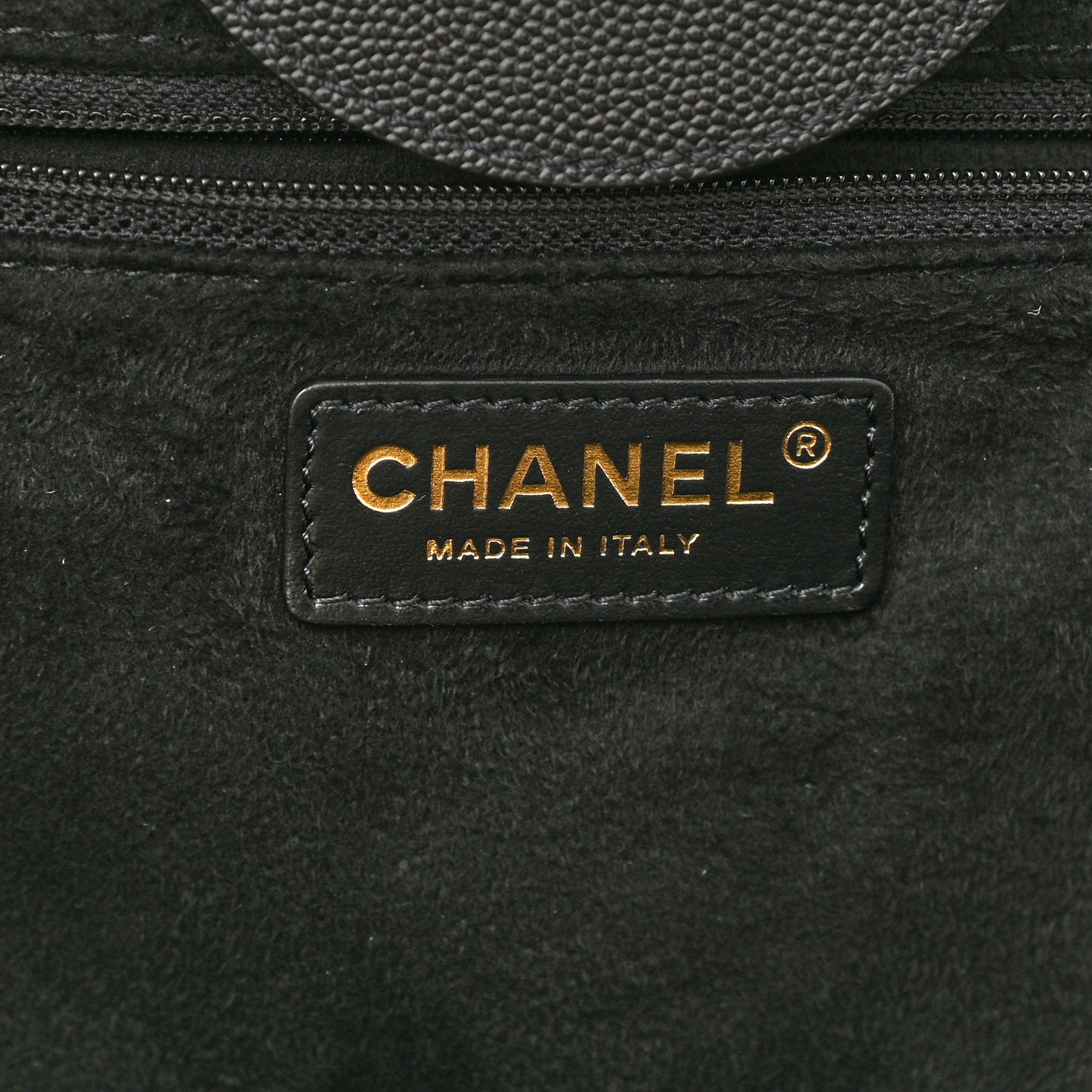 Caviar Large Studded Deauville Tote Black