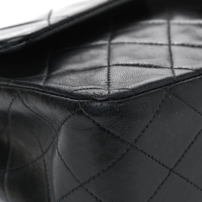 Chanel Lambskin Quilted Medium Double Flap Black 7 of 13