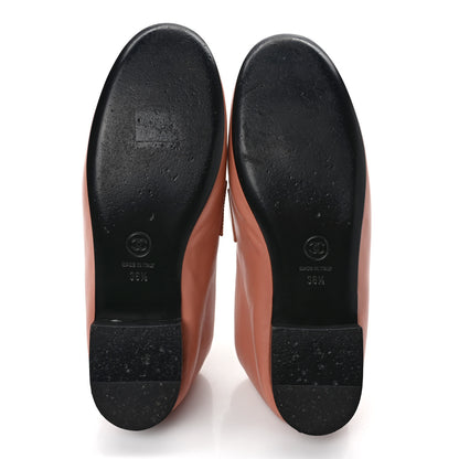 Chanel Lambskin CC Braided Chain Loafers 38.5 Powder Pink 5 of 9