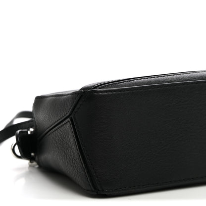 Loewe Calfskin Mini Puzzle Edge Bag Black 9 of 10