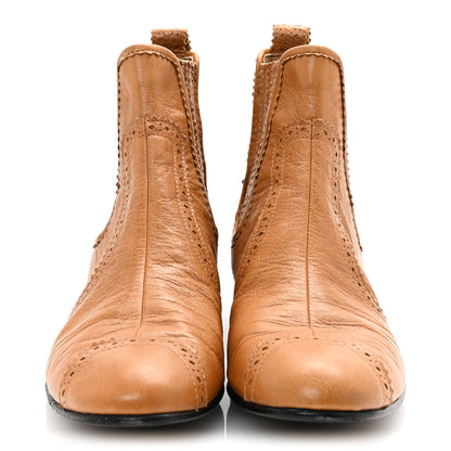 Balenciaga Arena Broderie Ankle Booties 37.5 Cumin 3 of 9
