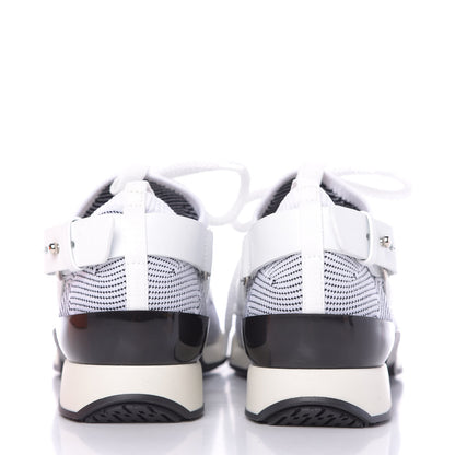 Hermes Calfskin Womens Athlete Sneakers 37 White Multicolor 7 of 10