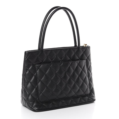 Chanel Caviar Quilted Medallion Tote Black 2 of 9
