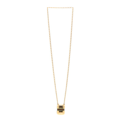 Gucci Metal Enamel Pillbox Pendant Necklace 3 of 5