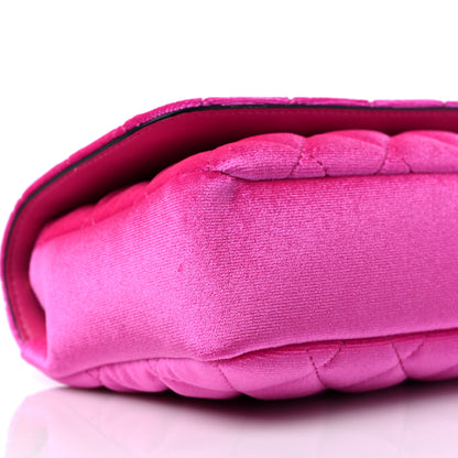 Versace Velvet Quilted Medusa Chain Crossbody Pink 8 of 9