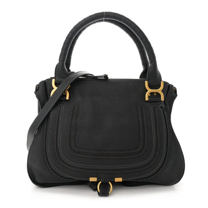 Chloe Calfskin Medium Marcie Satchel Black 1 of 11