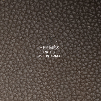 Hermes Taurillon Clemence Picotin Lock 22 MM Etain 5 of 9