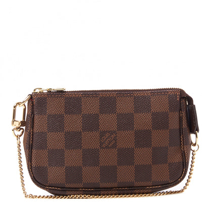 Louis Vuitton Damier Ebene Mini Pochette Accessories 1 of 8