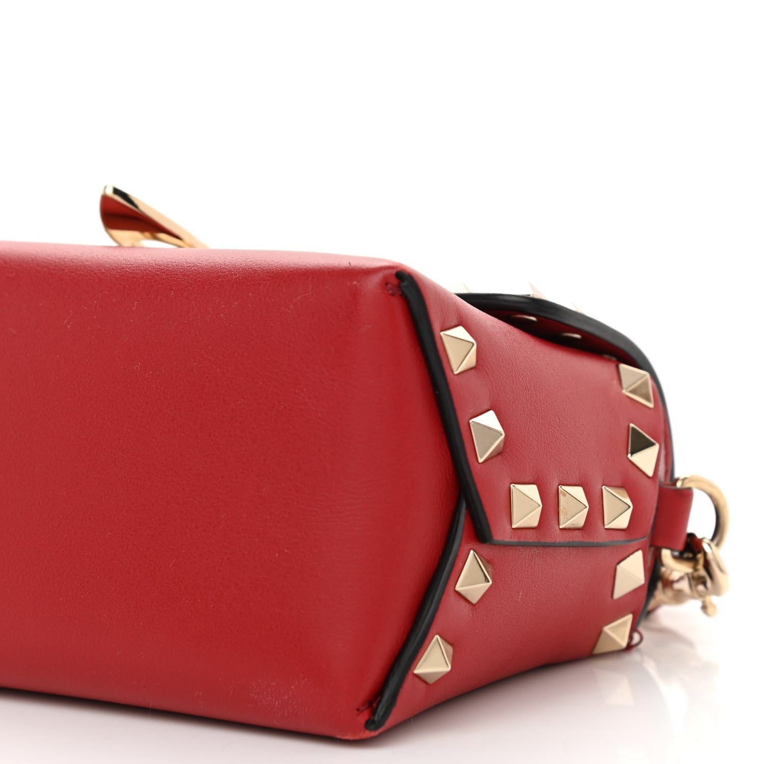 Valentino Garavani Vitello Mini Rockstud Crossbody Bag Rosso Valentino 8 of 8