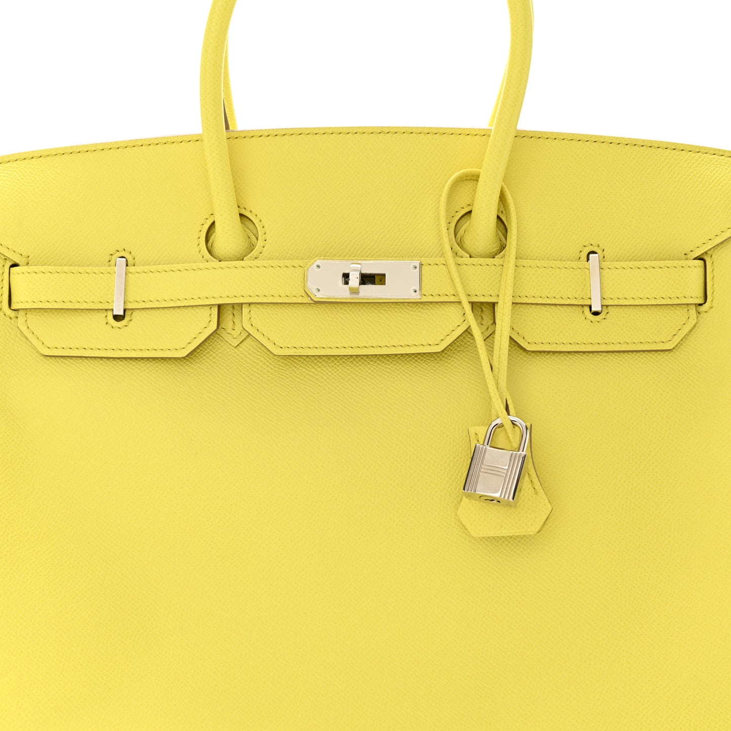 Epsom Birkin 35 Lime