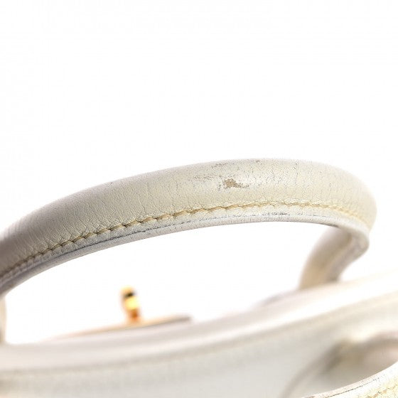 Taurillon Clemence Birkin 30 White