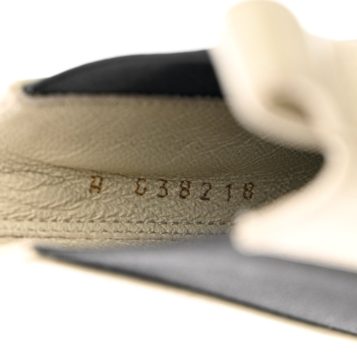 Patent Calfskin Cap Toe CC Ankle Boots 41 Beige Black