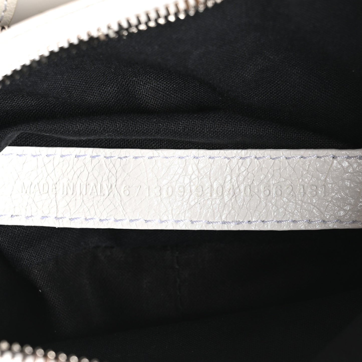 Agneau Arena Le Cagole Shoulder Bag XS Optic White