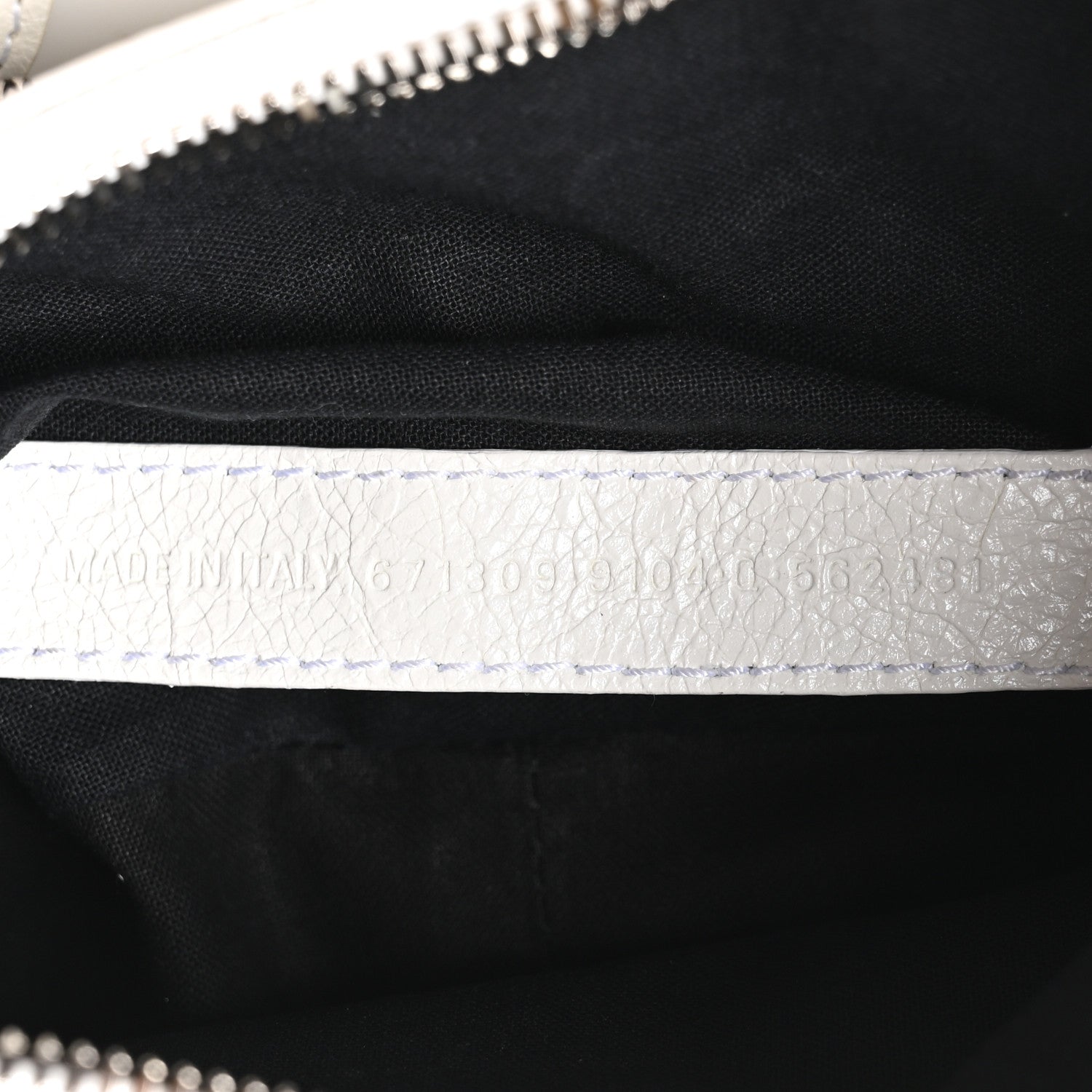 Balenciaga Agneau Arena Le Cagole Shoulder Bag XS Optic White 8 of 11