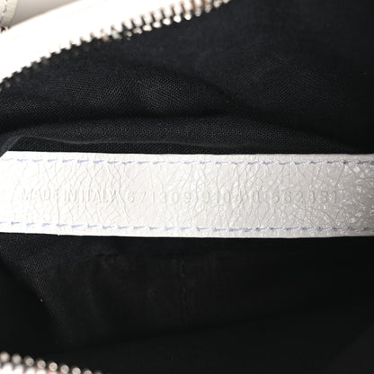 Balenciaga Agneau Arena Le Cagole Shoulder Bag XS Optic White 8 of 11