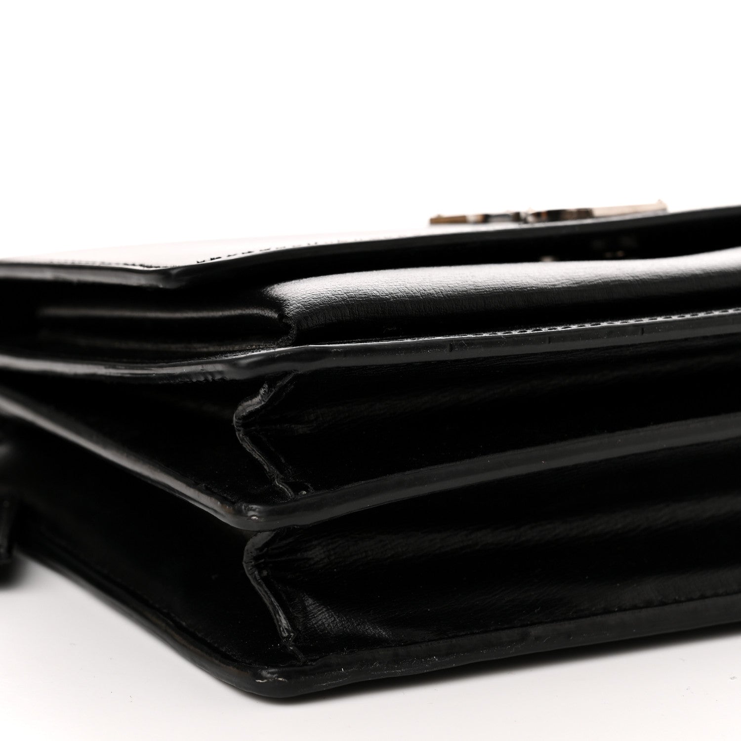Saint Laurent Calfskin Medium Monogram Sunset Black 9 of 14