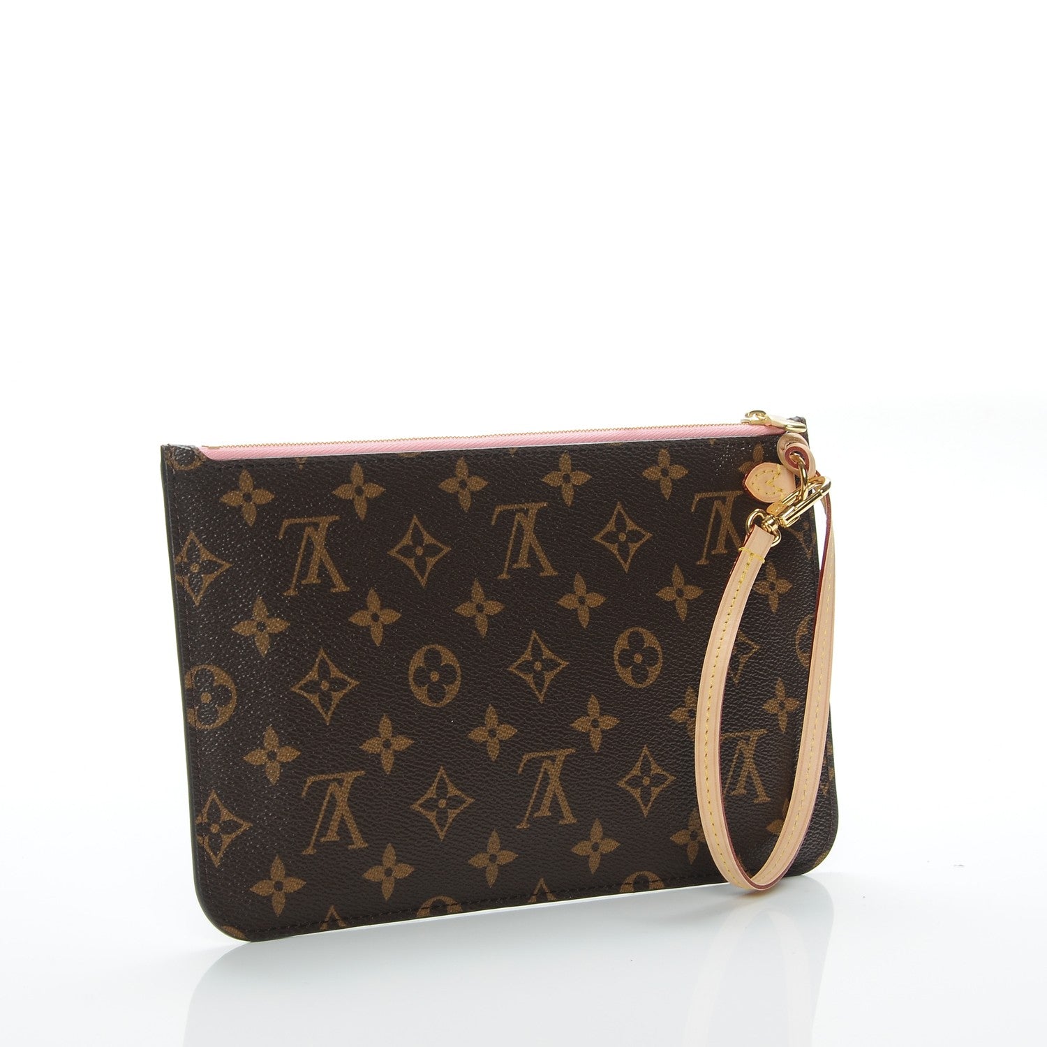 Louis Vuitton Monogram Neverfull MM GM Pochette Sugar Pink 3 of 6