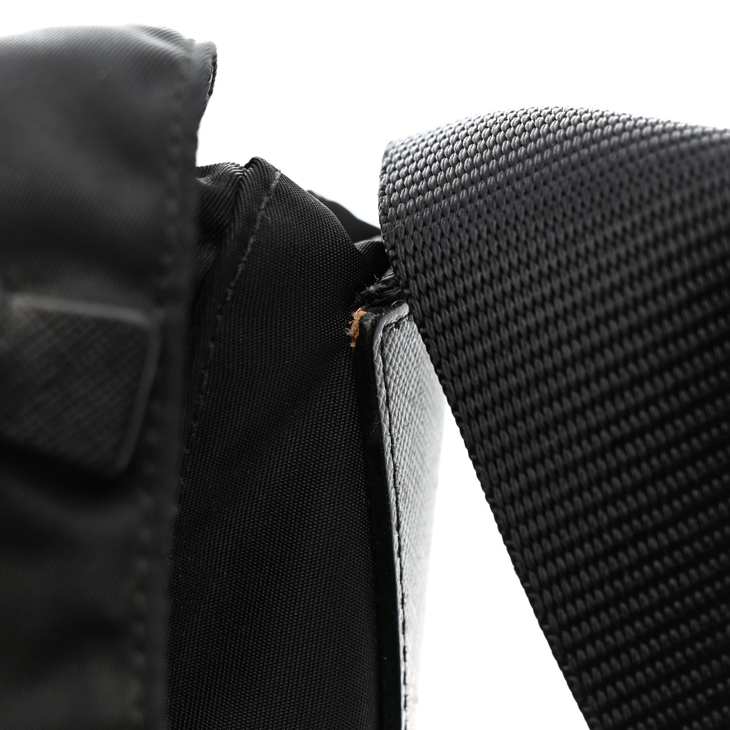 Prada Nylon Vela Sport Messenger Bag Black 12 of 13