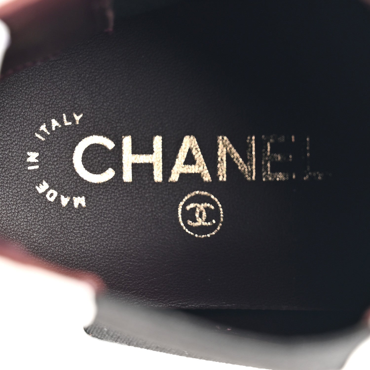 Chanel Calfskin Cap Toe CC Ankle Boots 37.5 White Black 8 of 11