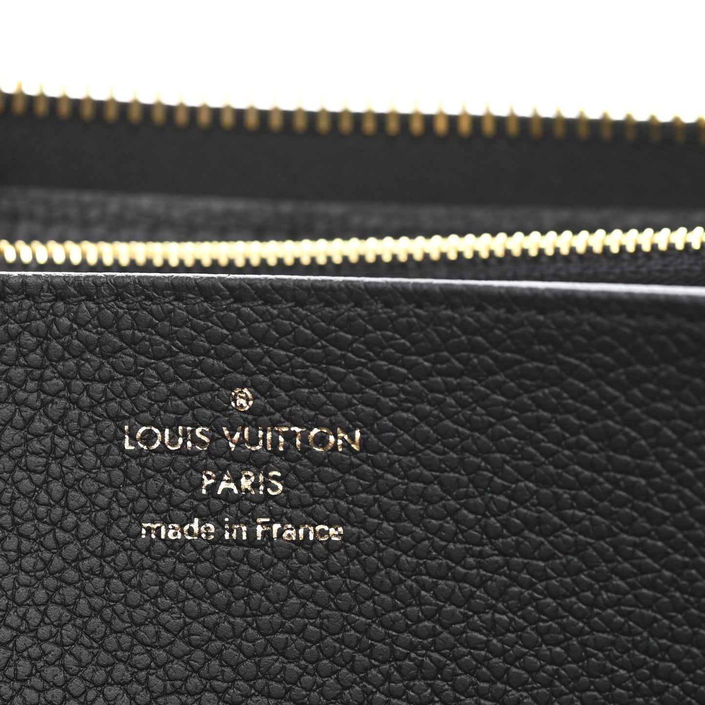 Empreinte Monogram Giant Zippy Wallet Black Beige