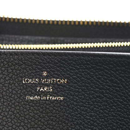 Louis Vuitton Empreinte Monogram Giant Zippy Wallet Black Beige 6 of 7