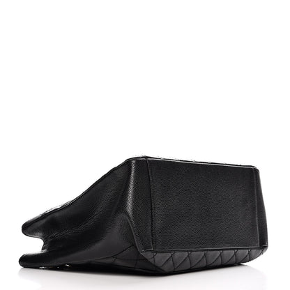 Chanel Caviar Quilted Grand Shopping Tote GST Black 4 of 9