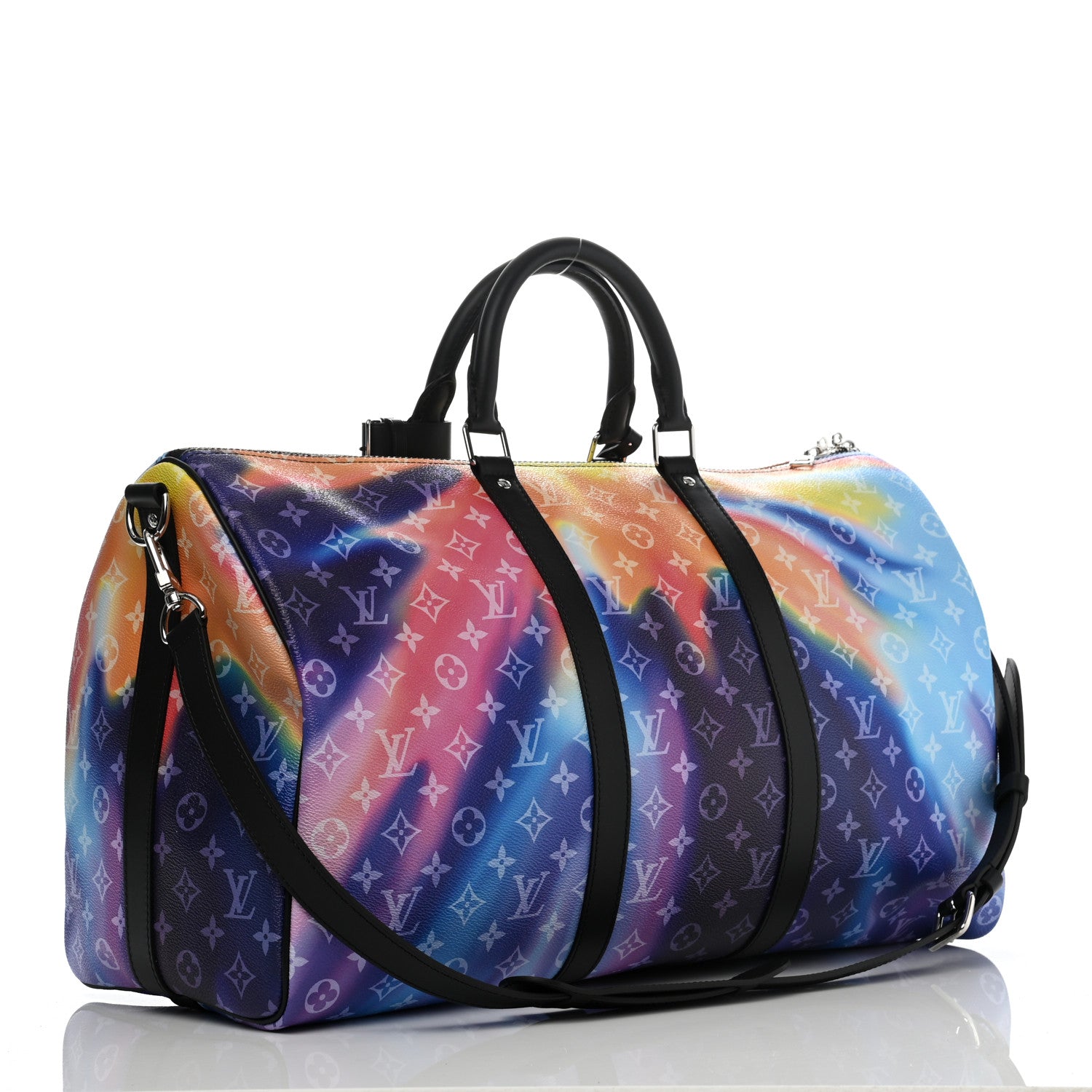 Louis Vuitton Monogram Sunset Keepall Bandouliere 50 Multicolor 2 of 9