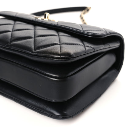 Chanel Lambskin Quilted Small Trendy CC Dual Handle Flap Bag Black 8 of 9