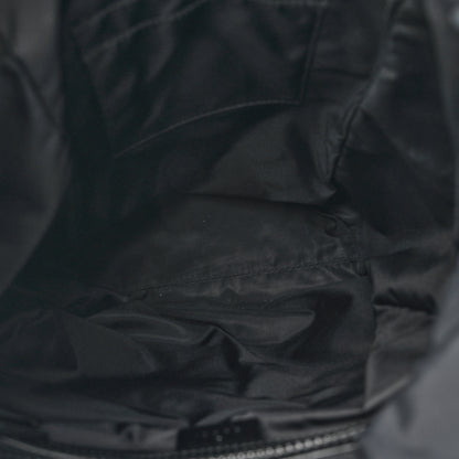 Gucci Techno Canvas Web L'Aveugle Par Amour Embroidered Double Buckle Backpack Black 5 of 10