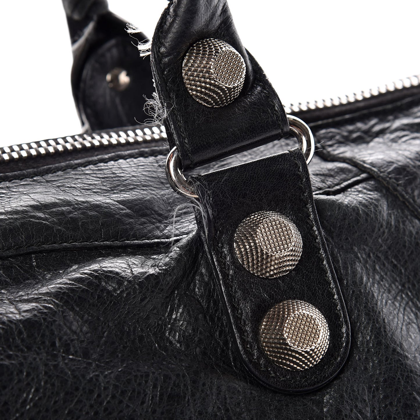 Agneau Giant 21 Silver Hardware Work Black