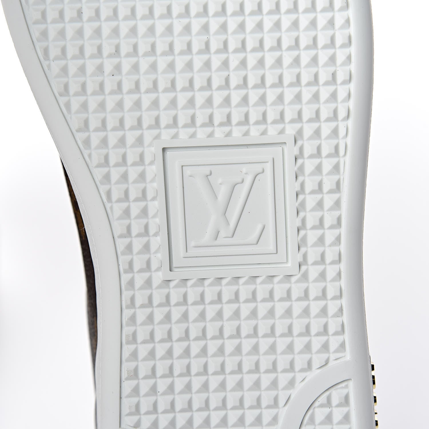 Louis Vuitton Calfskin Monogram LV Black Heart Sneakers 38 Cacao 6 of 8
