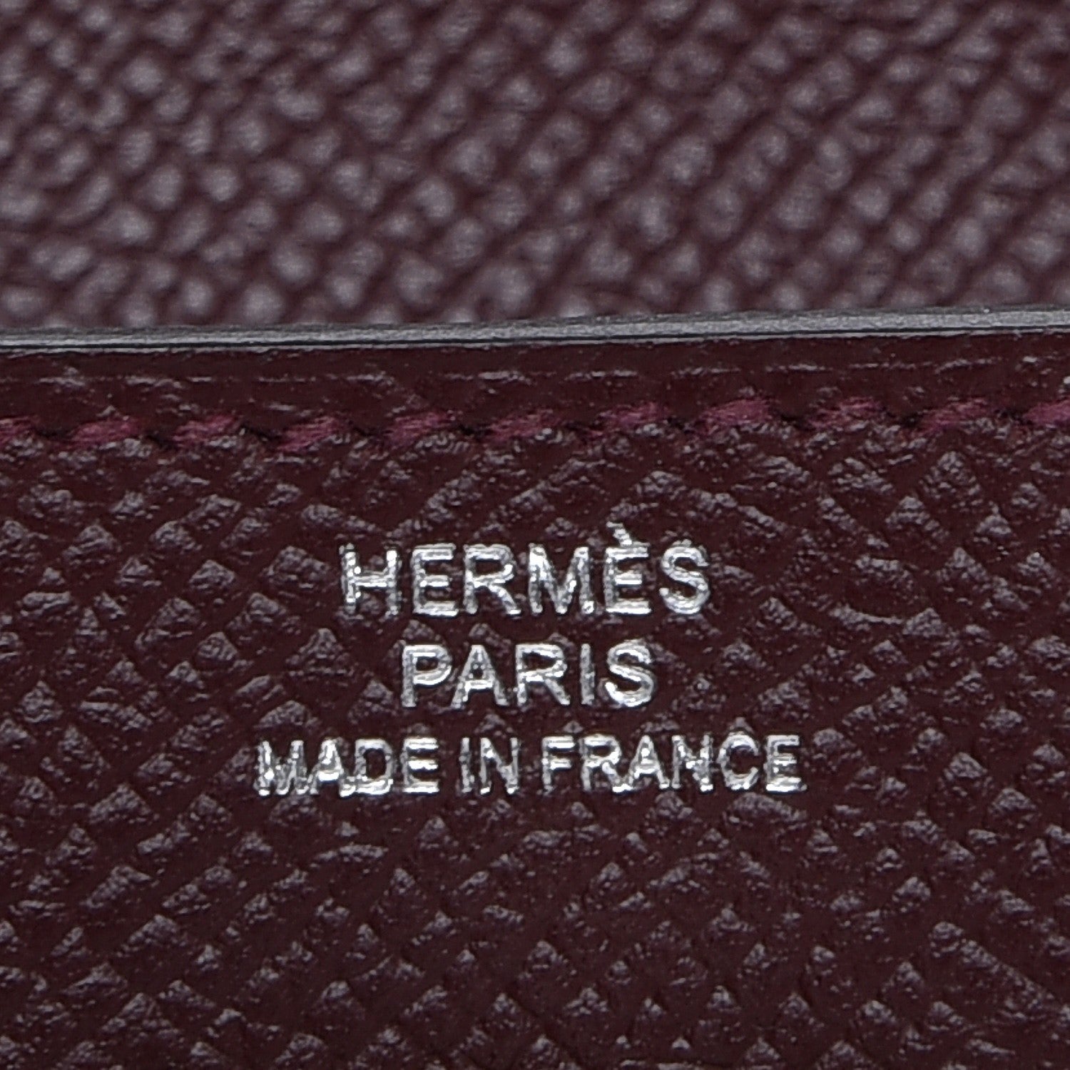 Hermes Epsom Kelly Longue Wallet Bordeaux 6 of 7