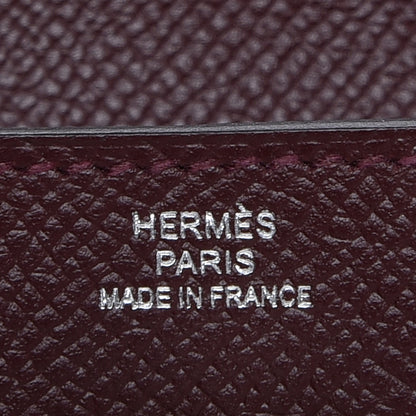 Hermes Epsom Kelly Longue Wallet Bordeaux 6 of 7