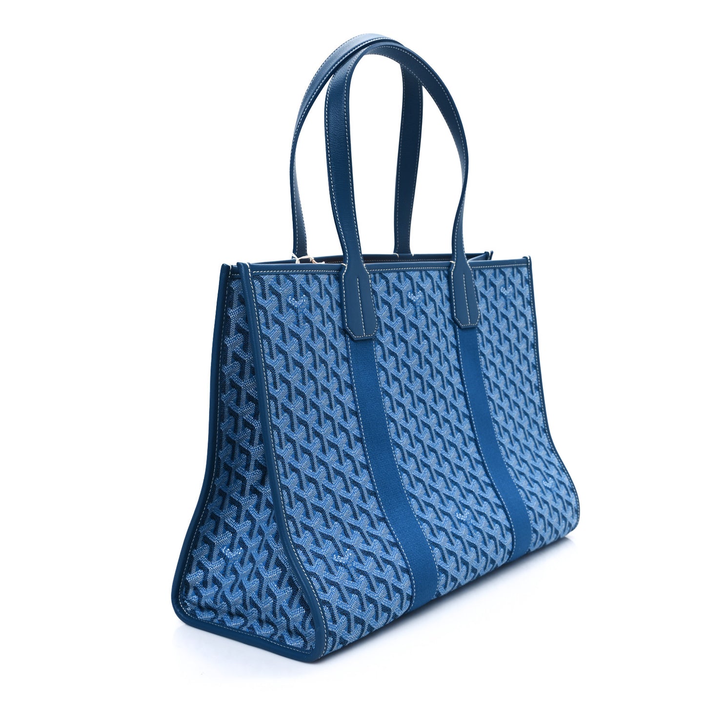 Goyardine Villette MM Tote Ocean Blue