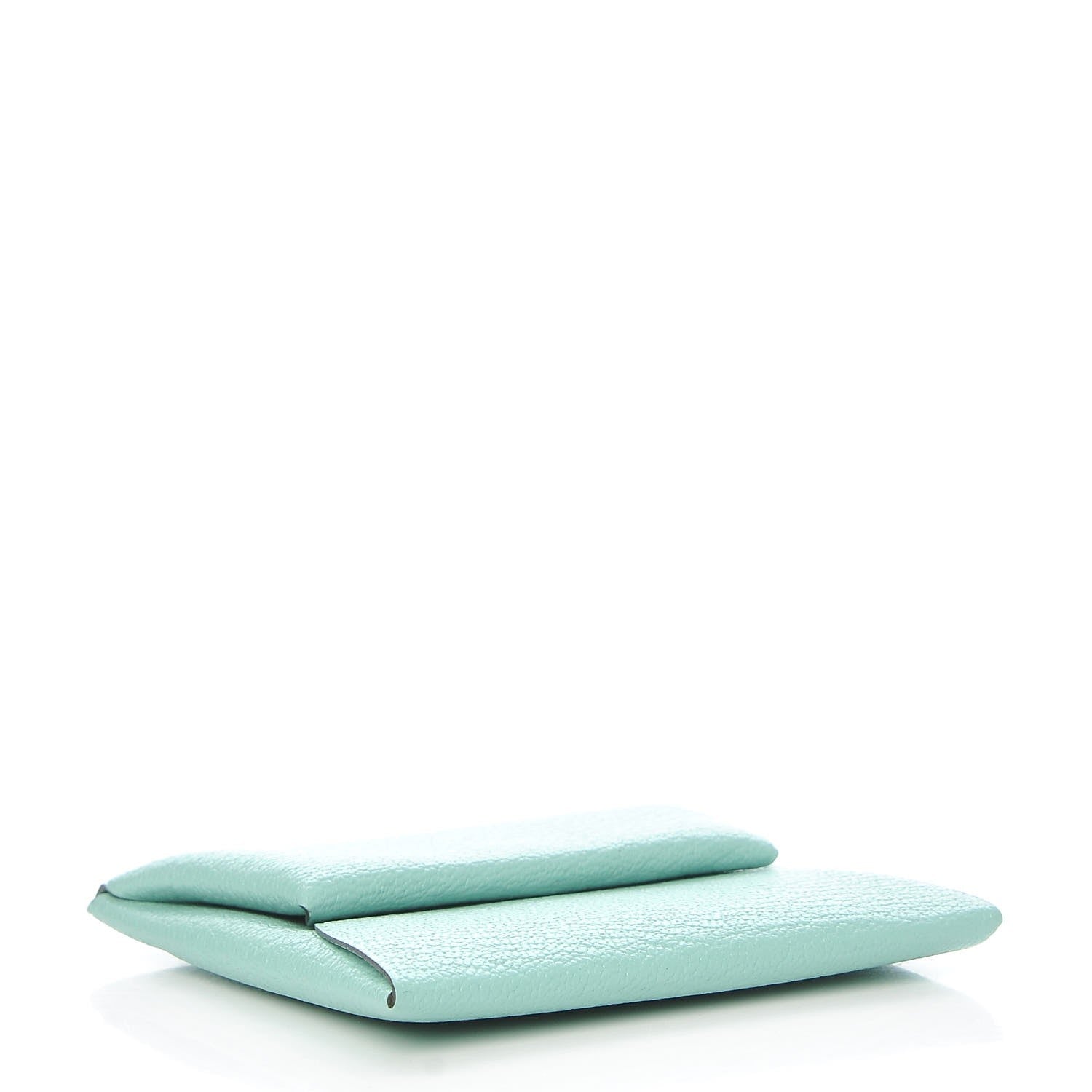 Hermes Chevre Mysore Bastia Coin Purse Aqua 4 of 8