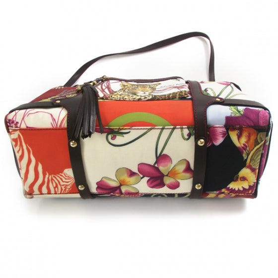 SALVATOREFERRAGAMOCanvasSummerJungleBag