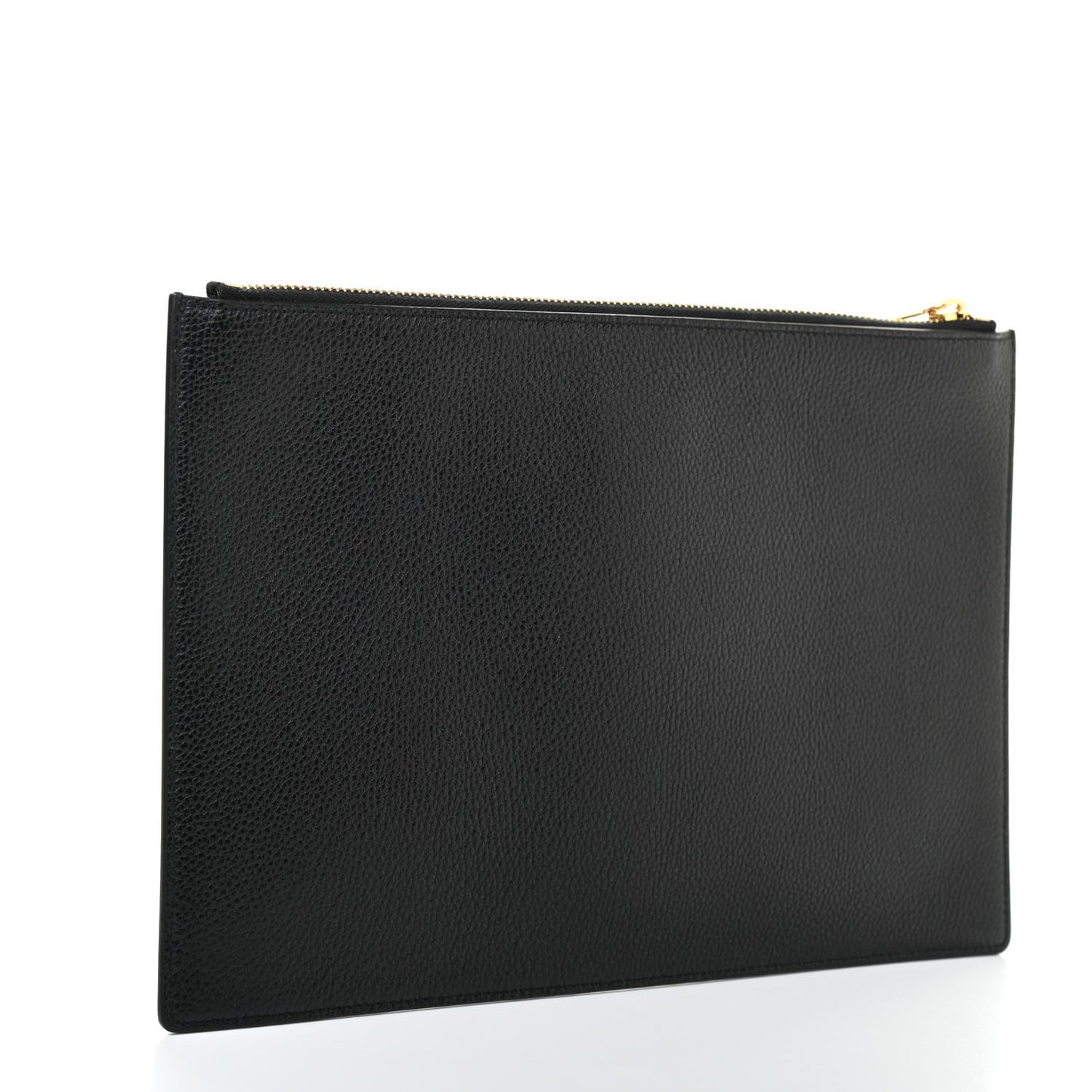 Grainy Calfskin Zumi Pouch Black