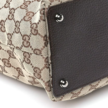 Gucci Monogram Eclipse Tote Gold 9 of 11