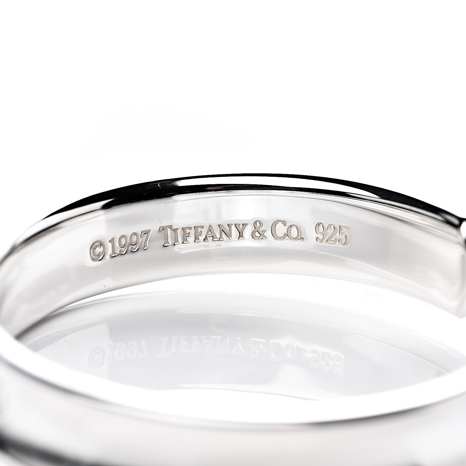Tiffany Sterling Silver 1837 Cuff Bracelet 4 of 5