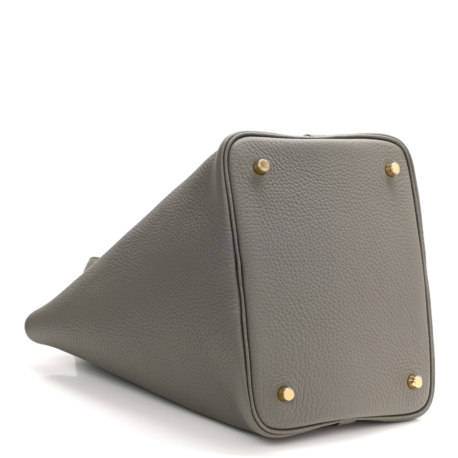 Hermes Taurillon Clemence Picotin Lock 22 MM Gris Meyer 3 of 10