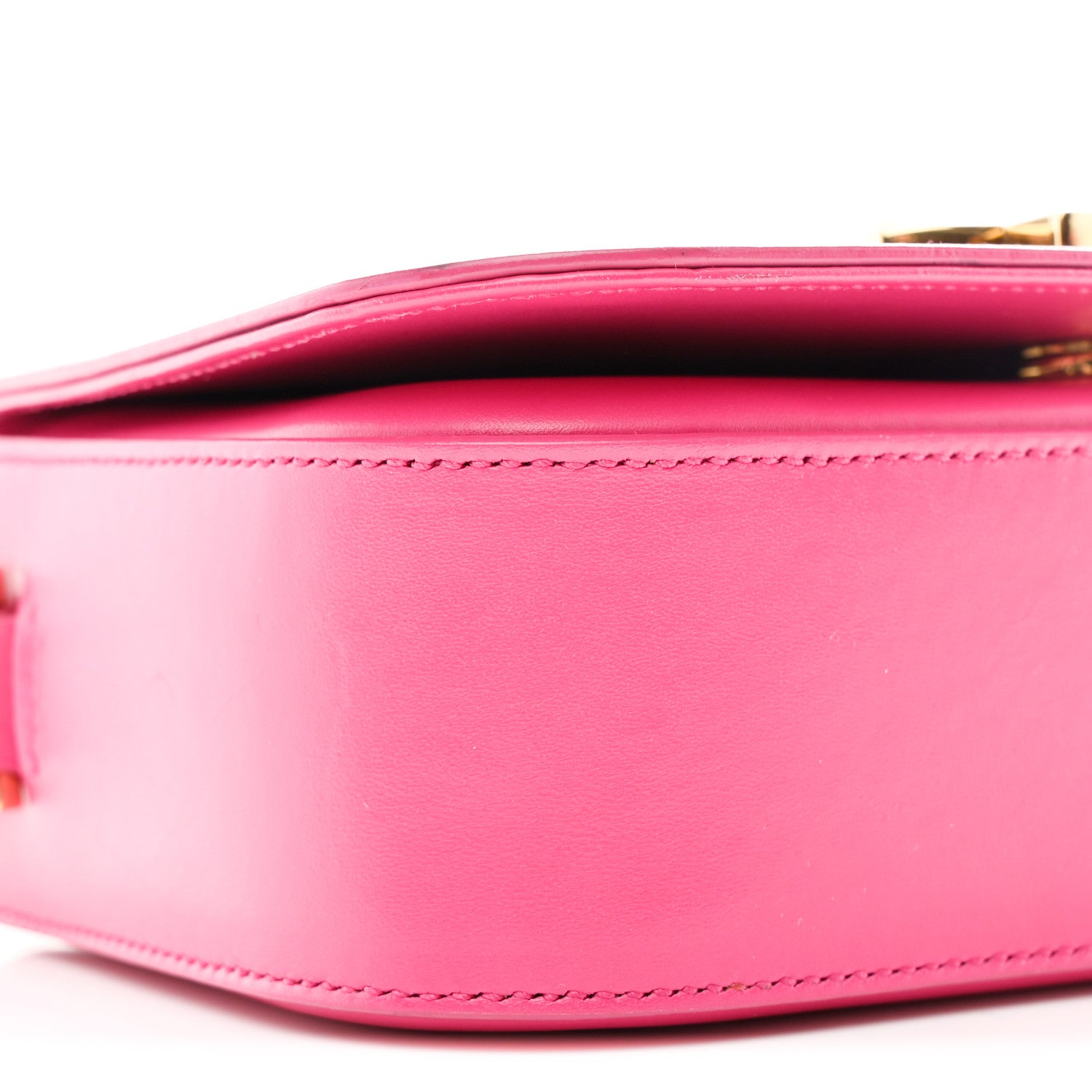 Saint Laurent Smooth Calfskin Small Classic Monogram Universite Bag Fuchsia 9 of 11