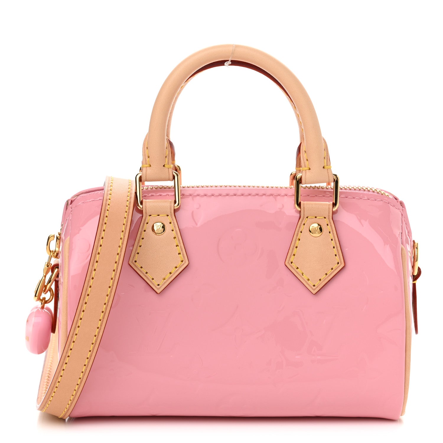 Louis Vuitton Vernis Monogram Nano Speedy Mochi Pink 1 of 11