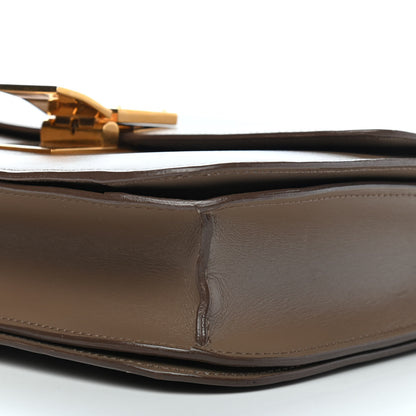 Celine Box Calfskin Medium Classic Box Flap Bag Taupe 10 of 10