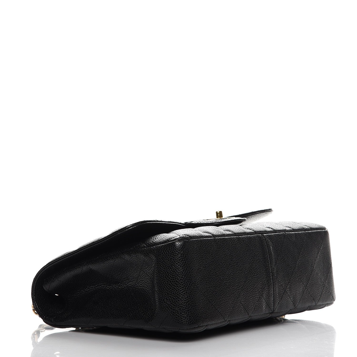 Chanel Caviar Quilted Jumbo Single Flap Black 4 of 9